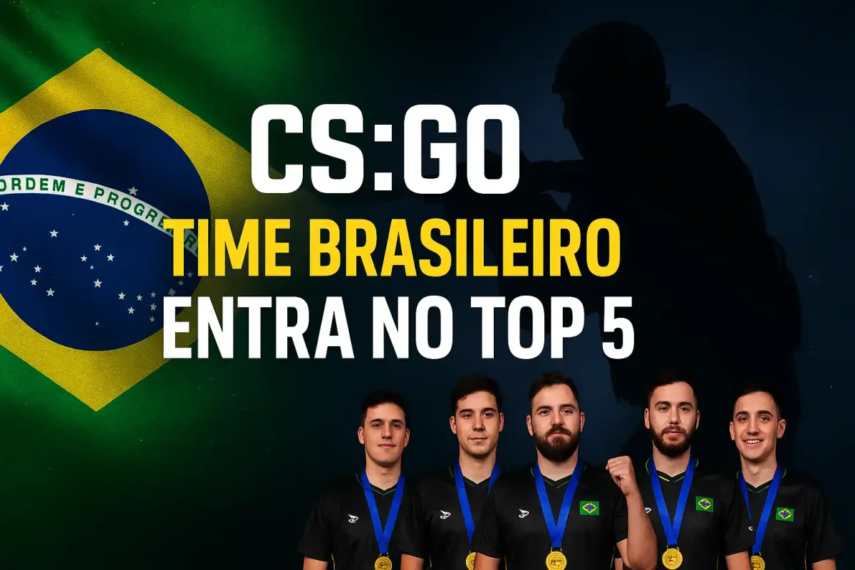 CS:GO – Time Brasileiro Faz História e Entra no Top 5 Mundial