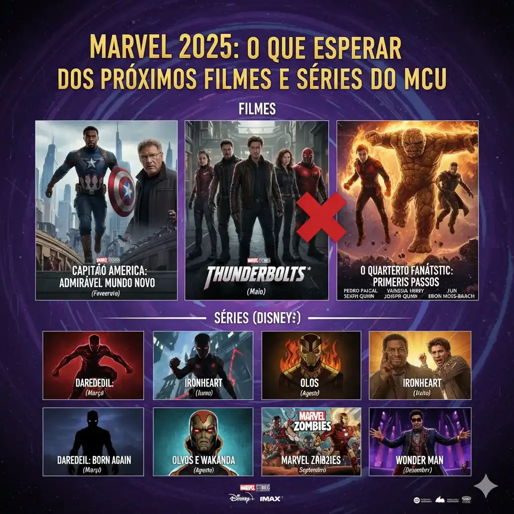 Marvel 2025: O Que Esperar dos Próximos Filmes do MCU